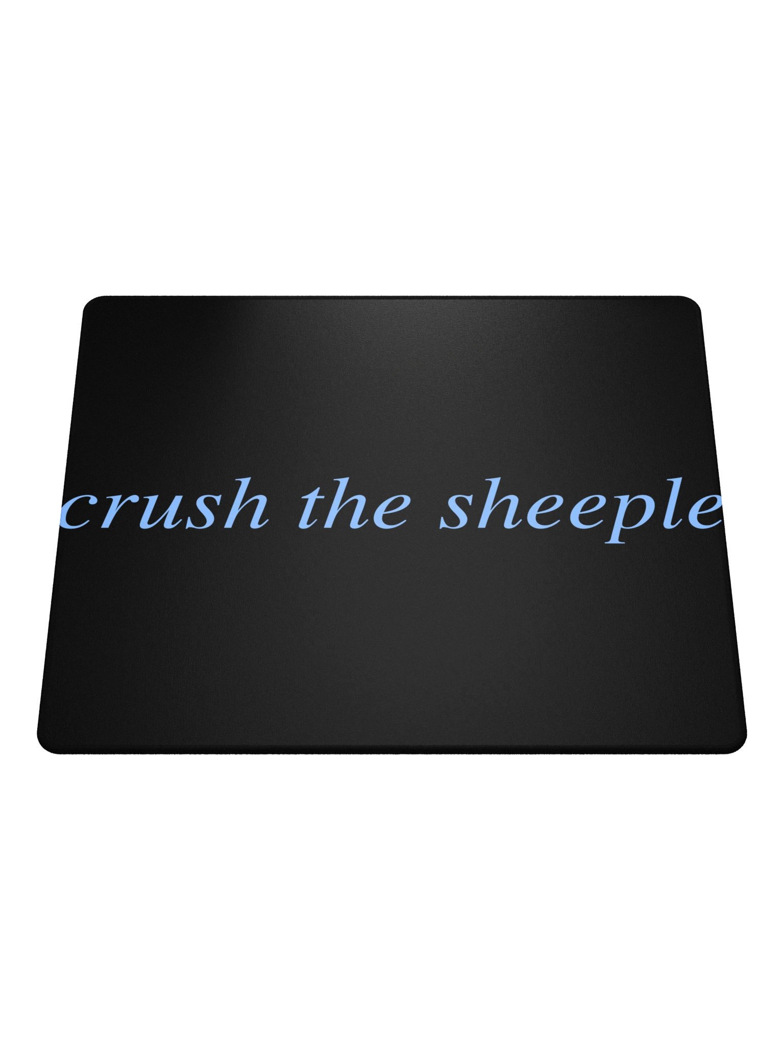 No ShopCo Gaming Mouse Pad - Light Blue on Black product image (1)
