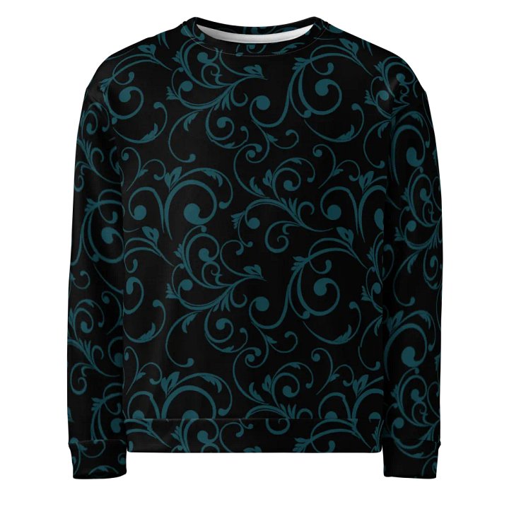 Dark Teal Twirl Sweatshirt product image (1)