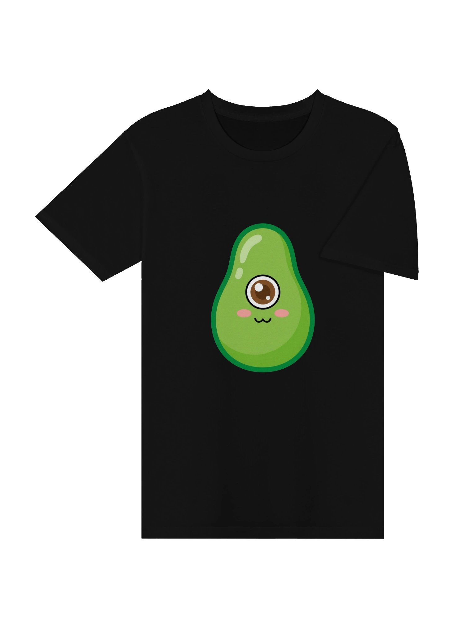 Mens Creepy Cute Avocado Kawaii Cyclops Foodie Performance T-Shirt product image (4)