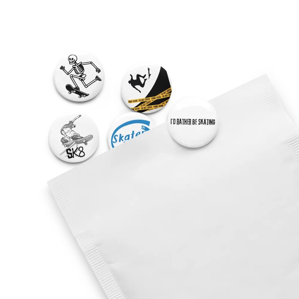 Skater Pin Button Set product image (13)