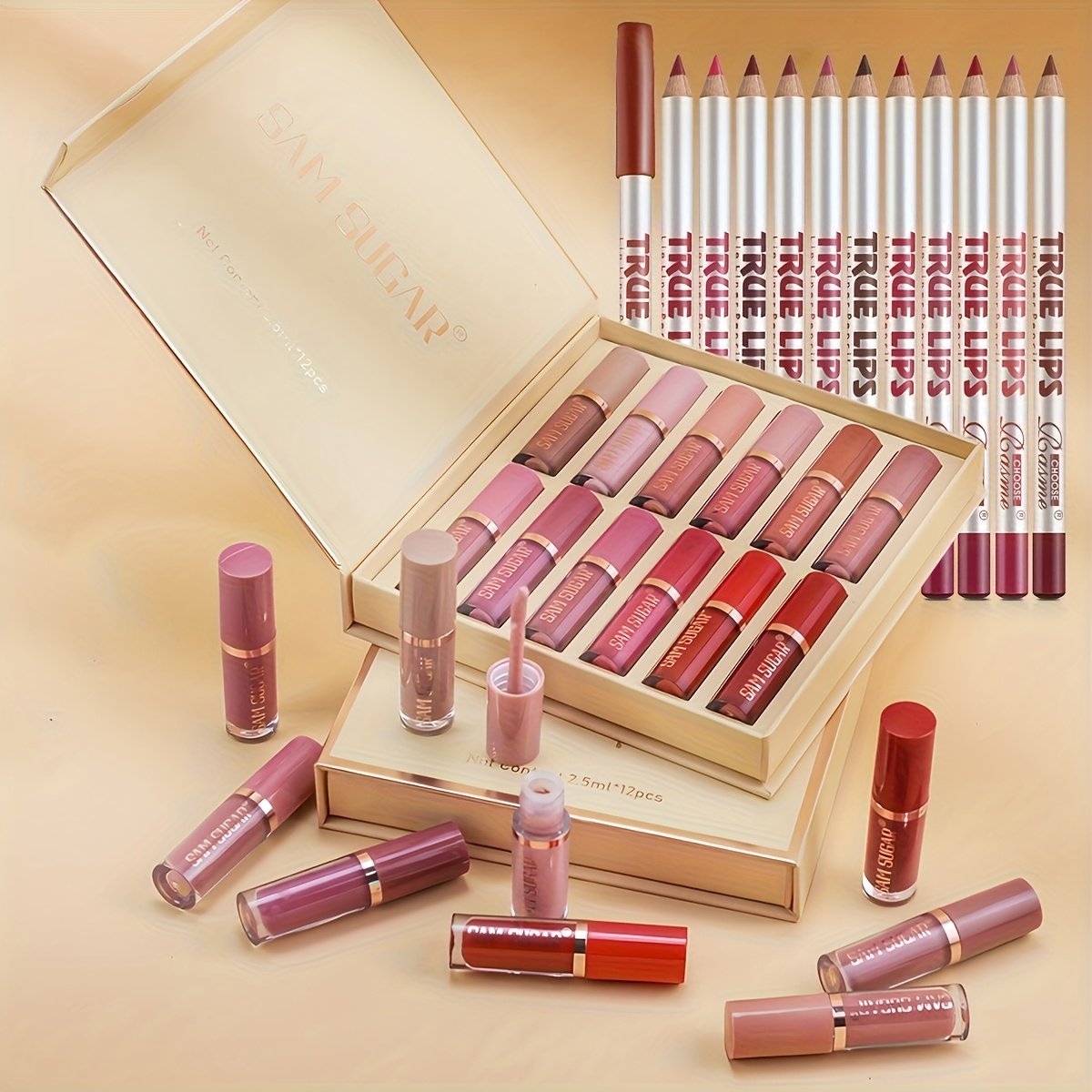 The Signature Shine 12 Gloss Set plus FREE Lip Liners product image (1)