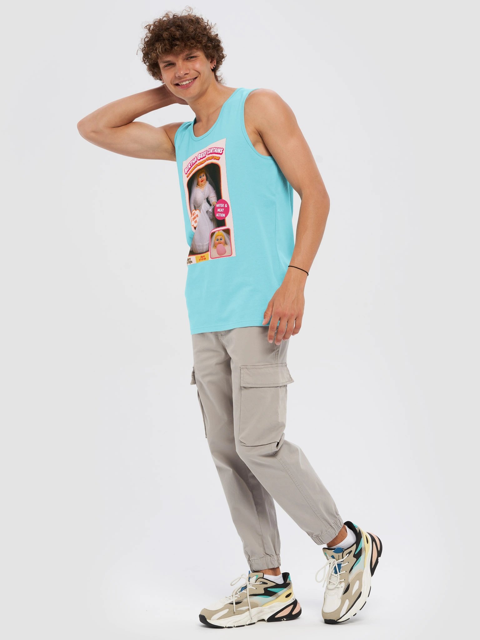 666 Toys | Bertha Beef Curtains | Cotton Heritage Men's Premium Tank Top product image (3)
