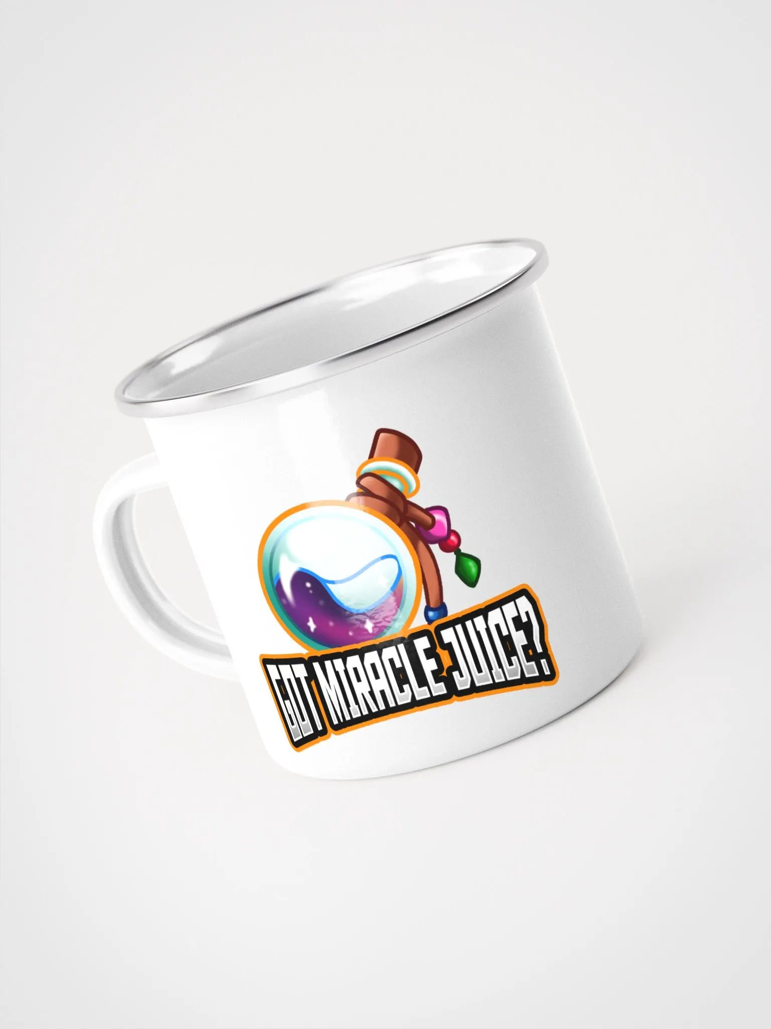 Got Miracle Juice? Enamel Mug product image (3)
