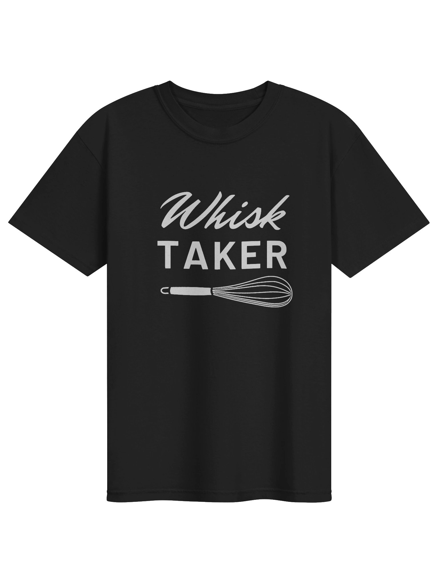 Whisk Taker Tee (White Text) product image (1)