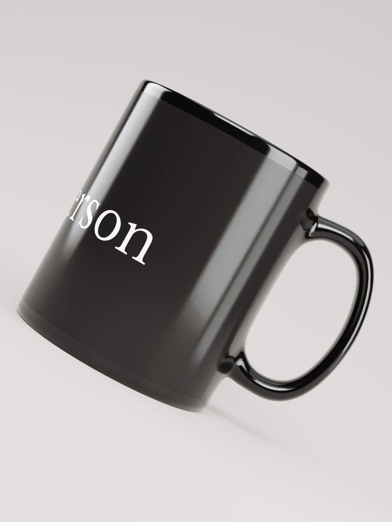 Cat Person Mug (Black) product image (5)