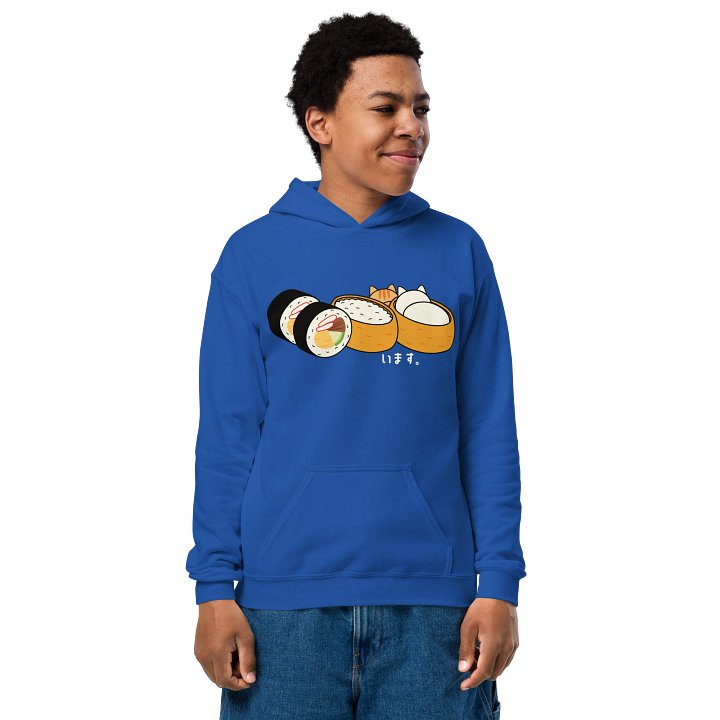Inari Sushi and Futomaki Cat - Unisex Youth Hoodie product image (1)