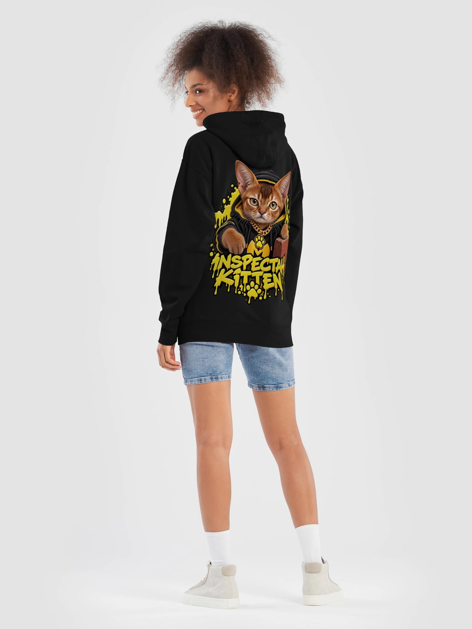 Mew Tan Clan™ – Inspectah Kitten Hoodie product image (124)