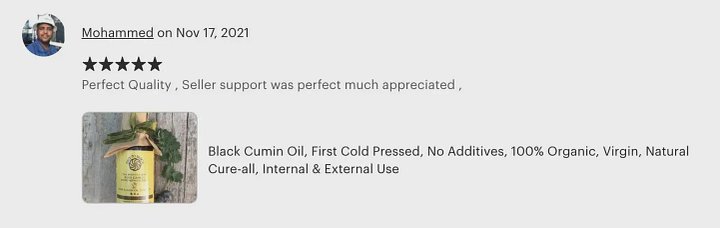 First Cold Pressed Black Cumin Oil product image (2)