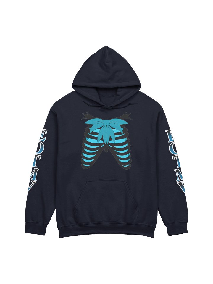 Death Horse Ribcage Hoodie Blue (LIMITED TIME) product image (1)