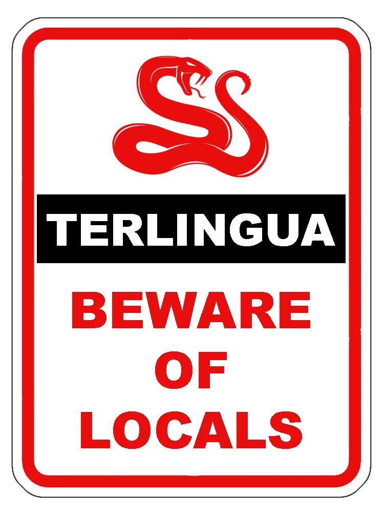 Terlingua: Beware of Locals Vinyl Sticker product image (2)