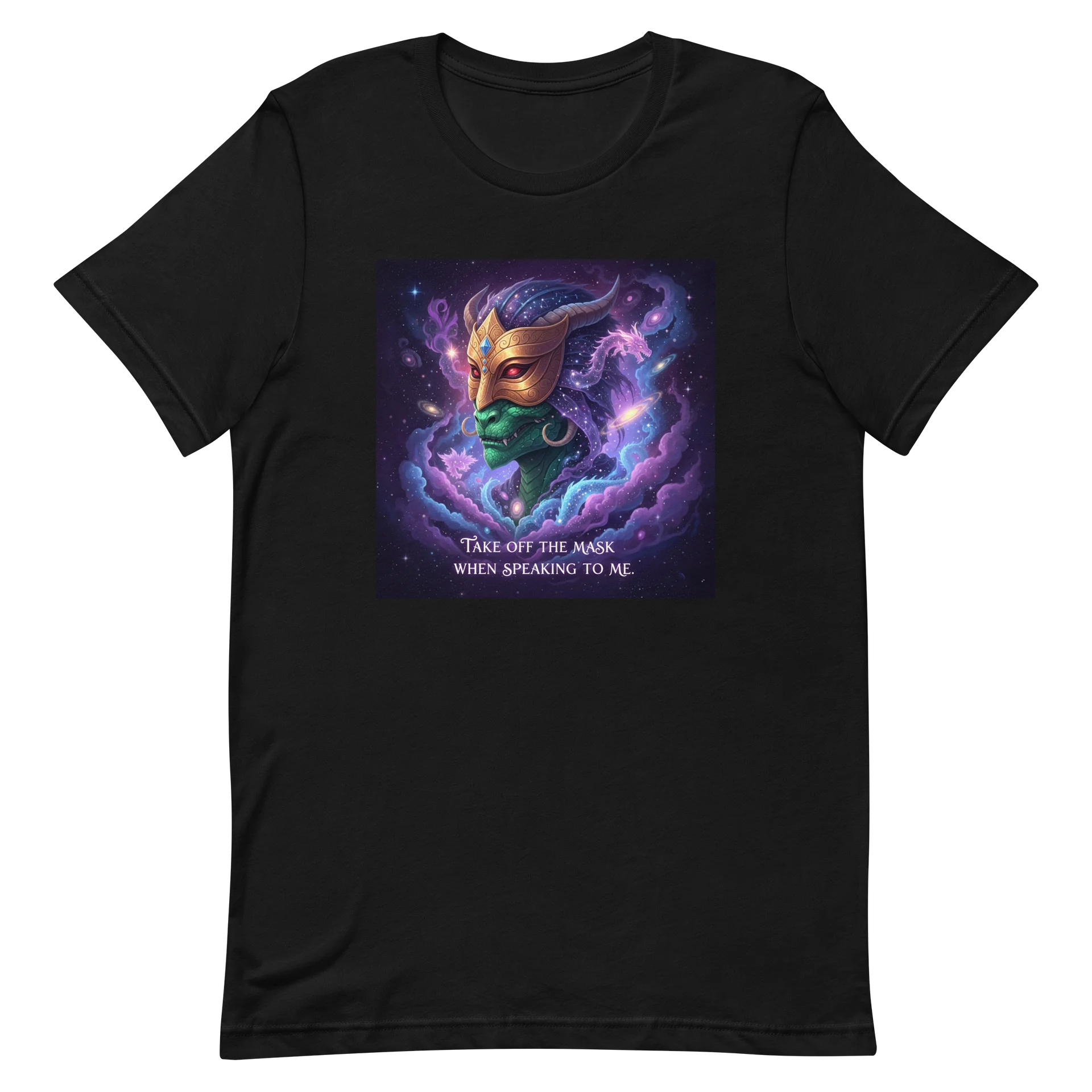 Cosmic Mask Off Unisex T-Shirt product image (2)