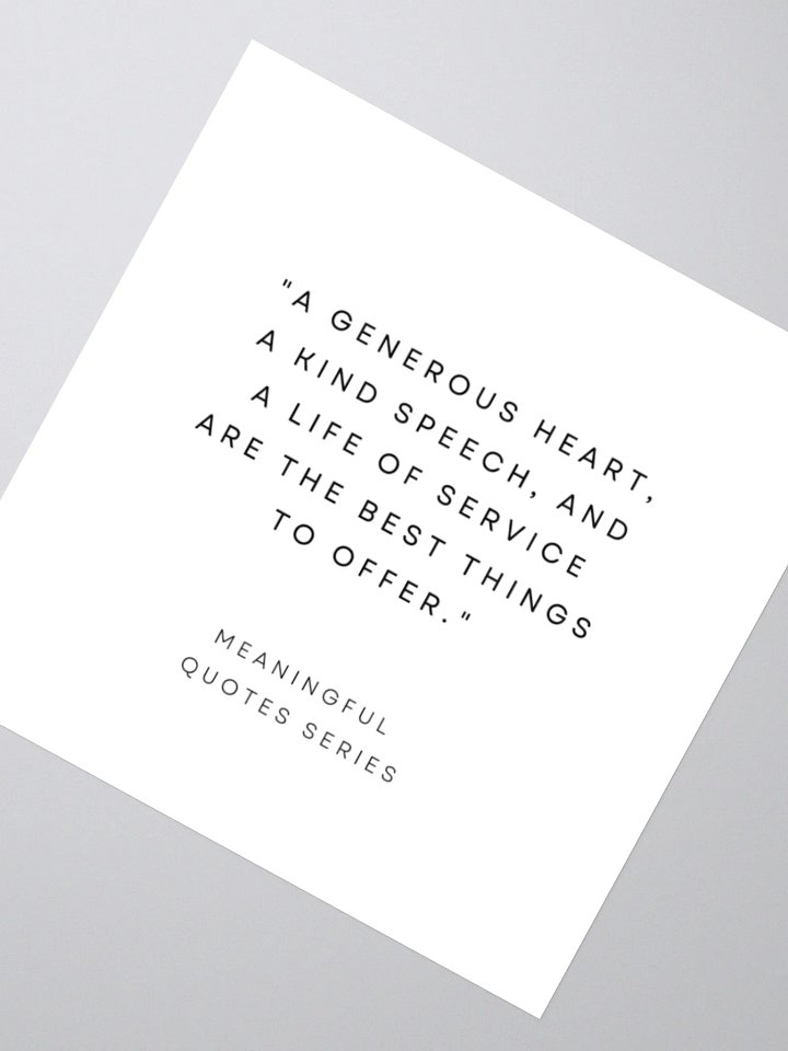 Meaningful Quotes Kiss-Cut Stickers product image (4)