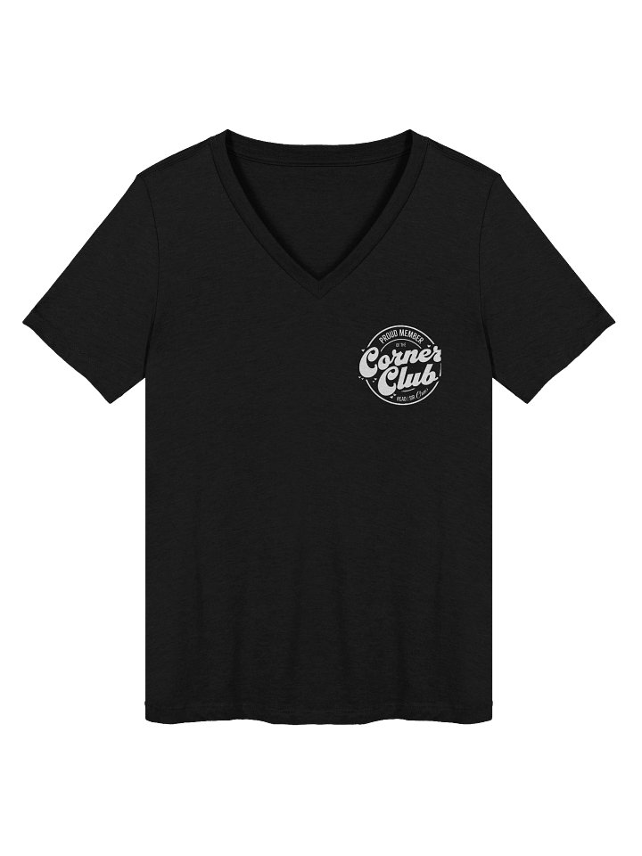 Corner Club V-Neck T-shirt (White) product image (1)