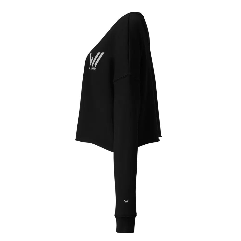 WorldWide Bella+Canvas Women's Fleece Crop Sweatshirt product image (3)
