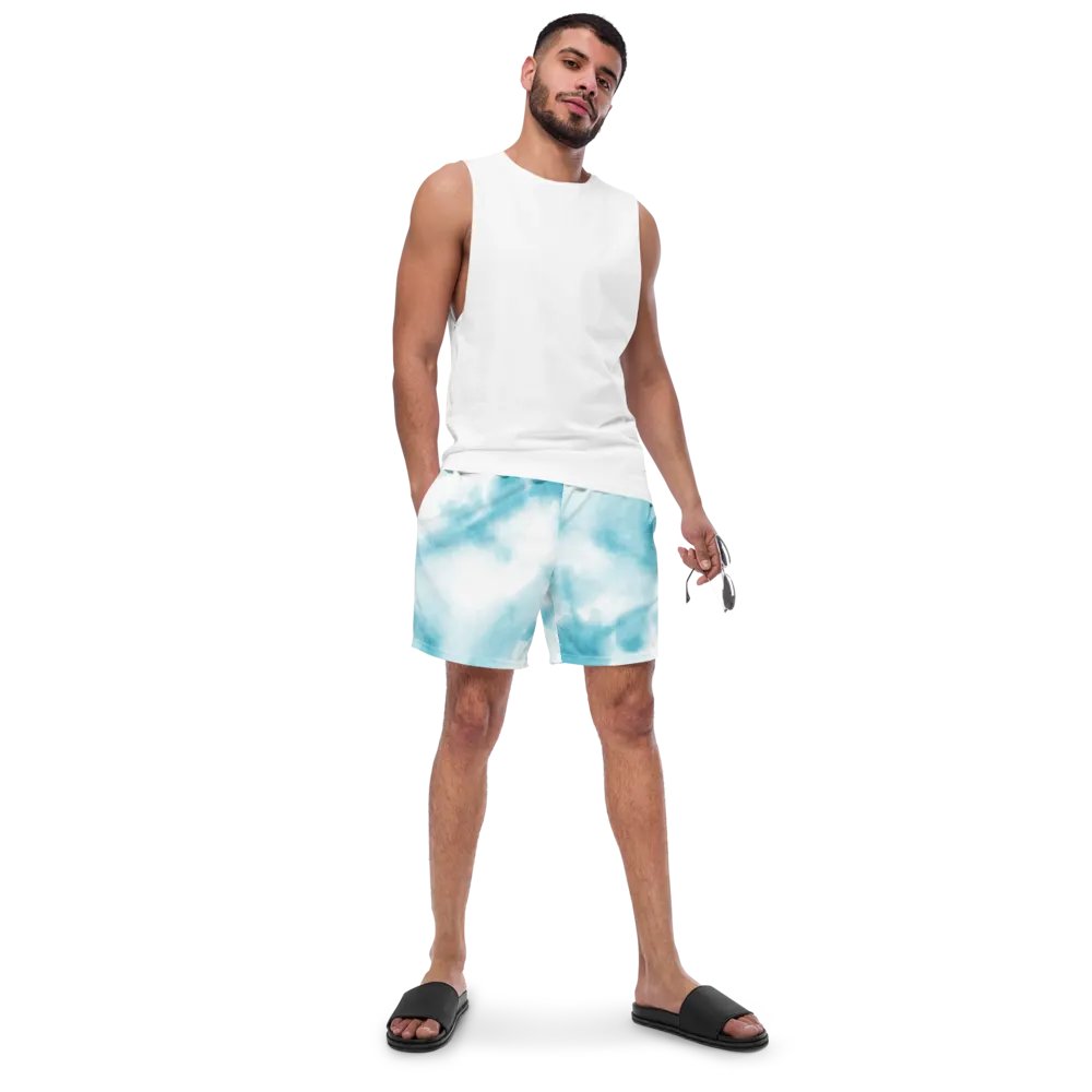 Blue Tye Dye Swim Trunks product image (4)