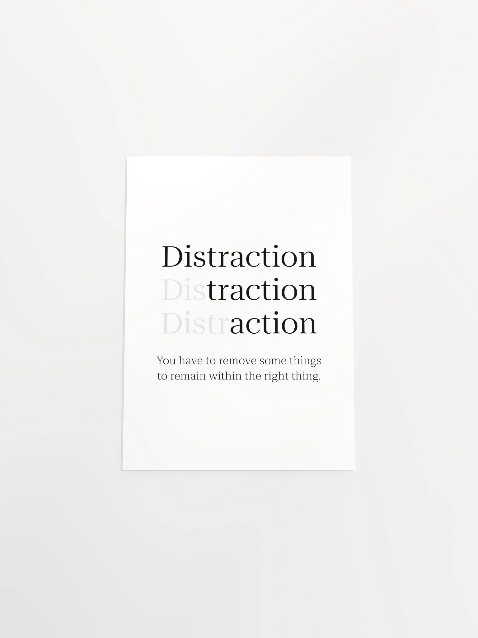 Distraction poster product image (43)