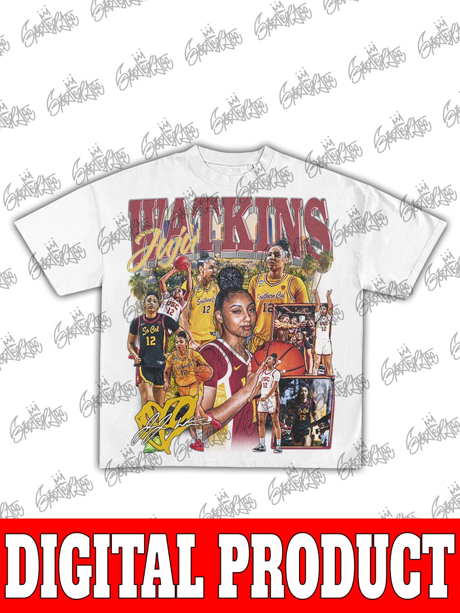 JuJu Watkins USC Trojans Vintage 90s Bootleg Graphic Design product image (2)
