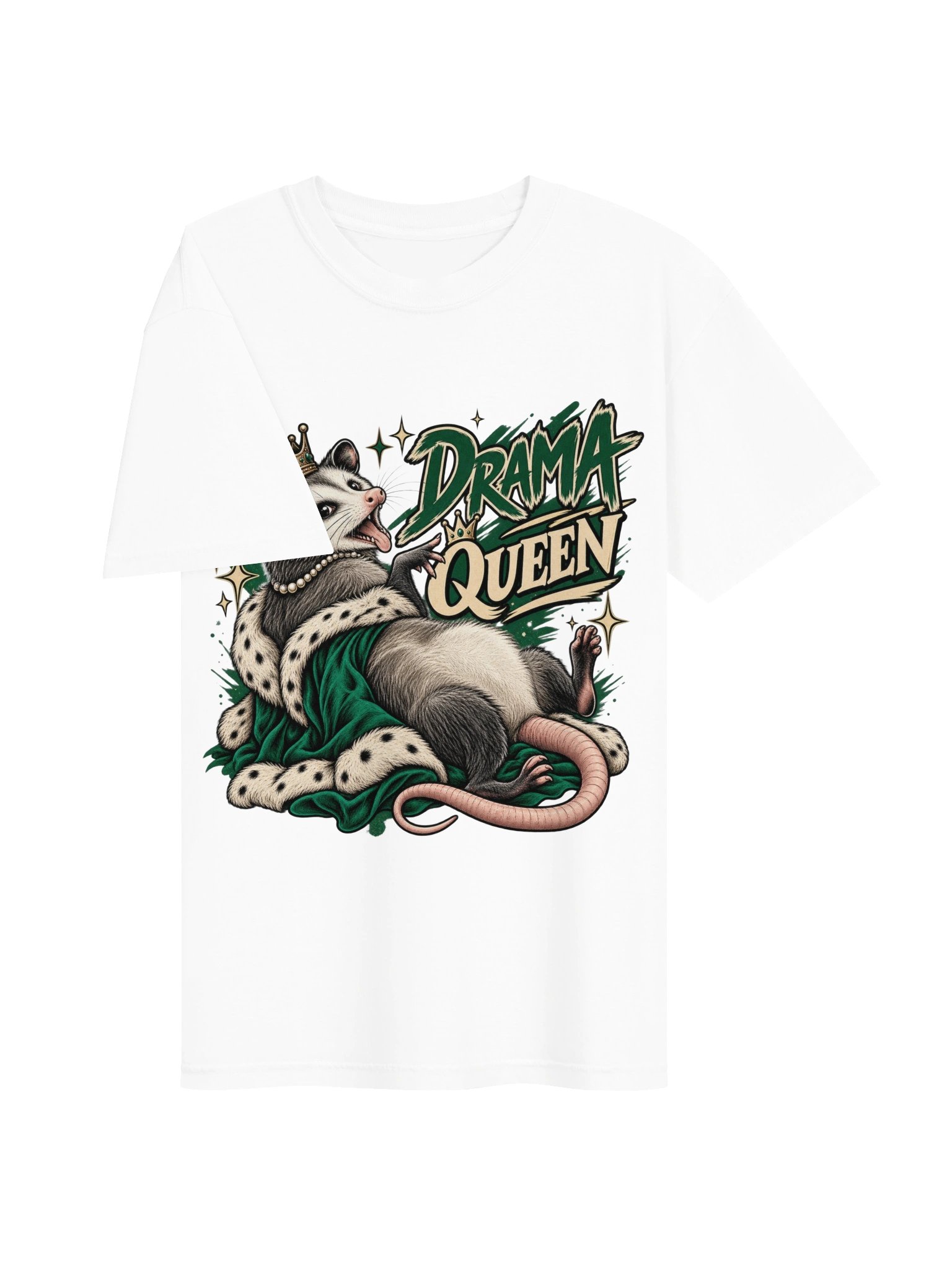 Opossum Drama Queen - Sarcastic Funny Animal Lover T-Shirt | Witty Possum Humor Tee product image (3)
