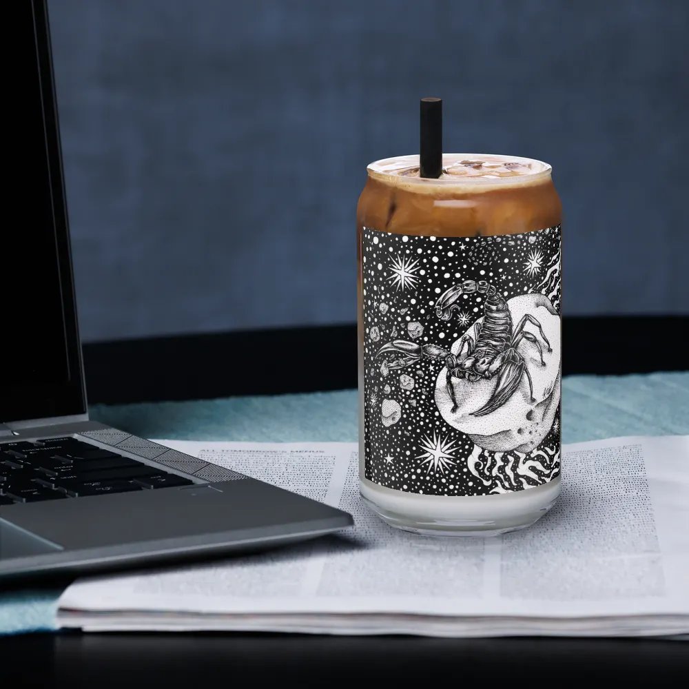 Scorpio Zodiac Can-Shaped Glass product image (5)