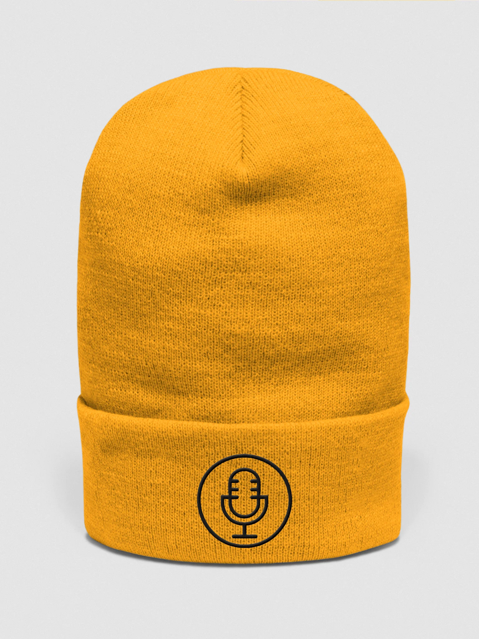 MicMark Cuffed Beanie — Black Logo product image (2)