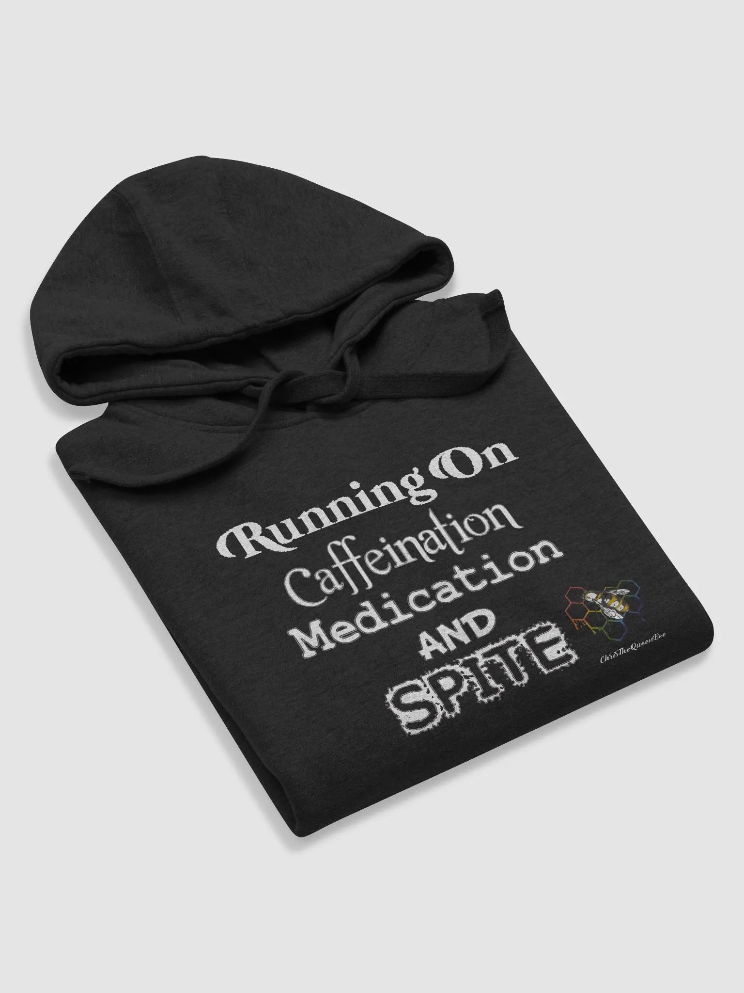 Running on Black Hoodie product image (6)