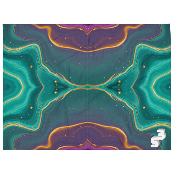 S³ Liquid Drops Off Jupiter Throw Blanket product image (1)