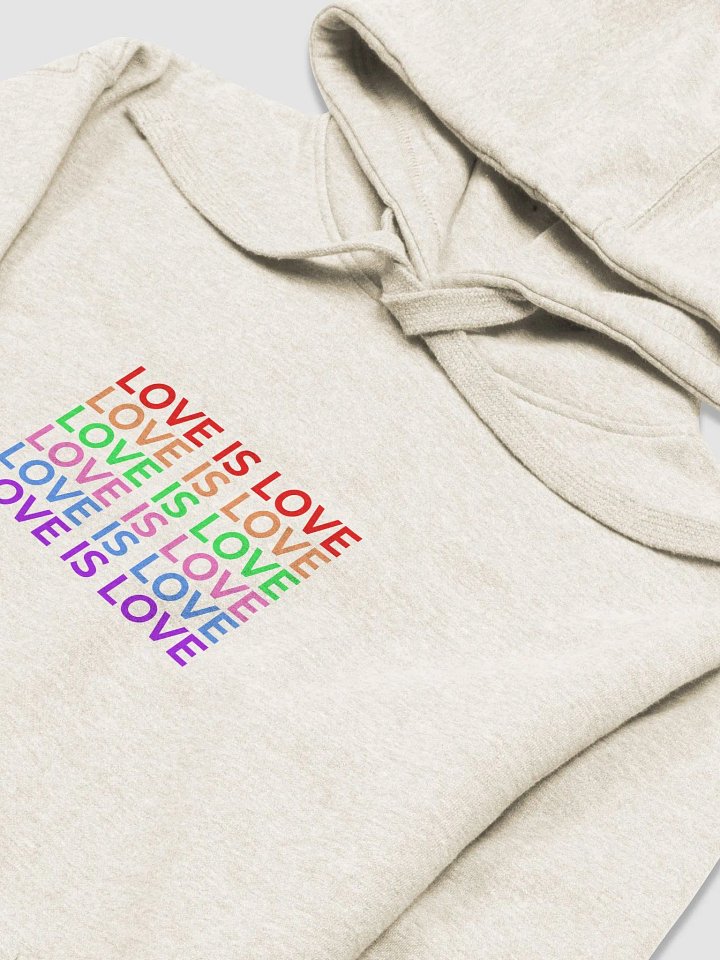 Rainbow Love is Love Unisex Hoodie product image (4)
