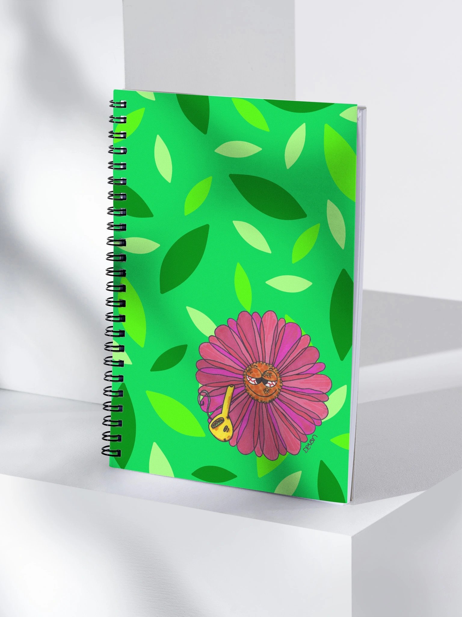 Pink Stoner Flower Notebook product image (4)