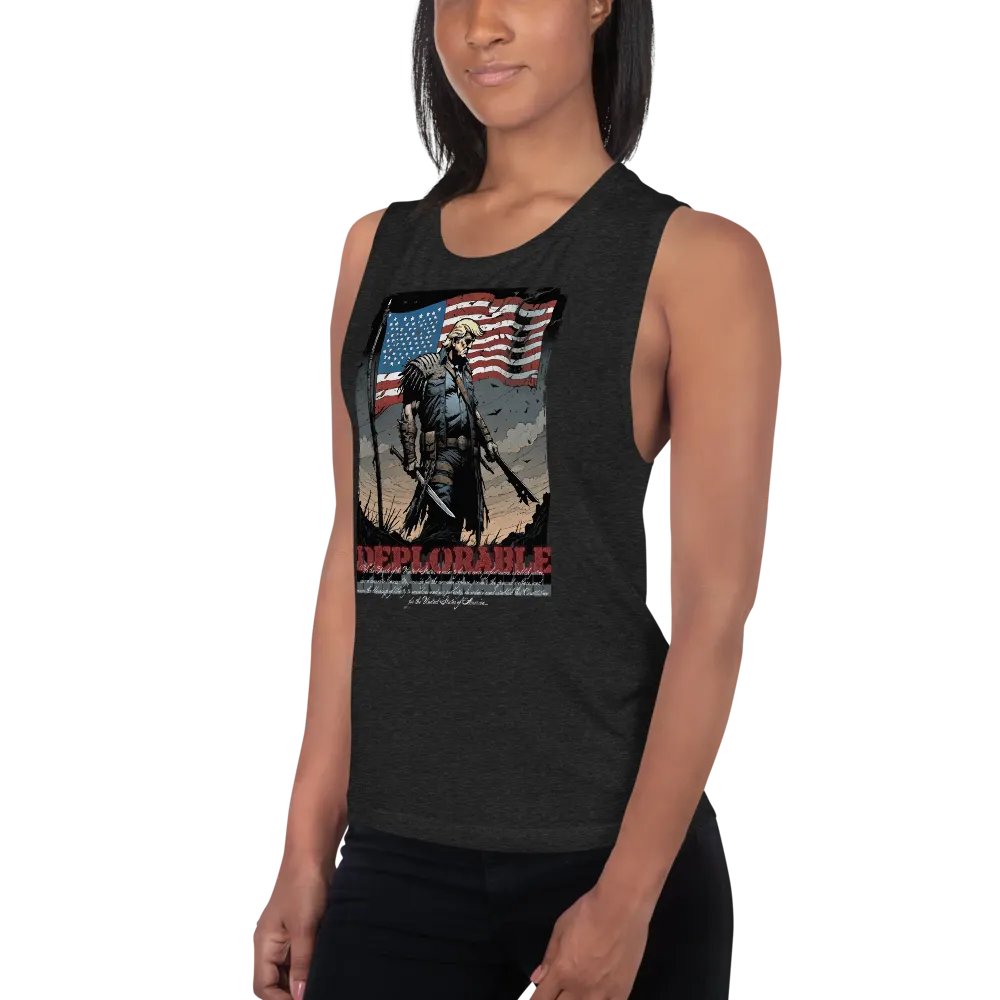 Deplorable - Women's Flowy Muscle Tank product image (2)