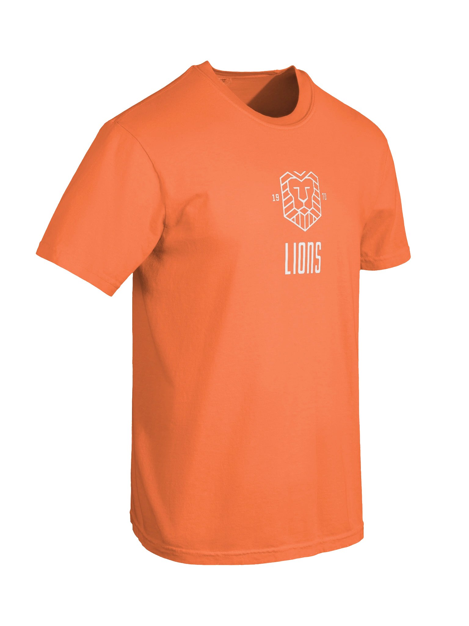 1970 Lions Logo (White) Tee - Comfort Colors product image (6)