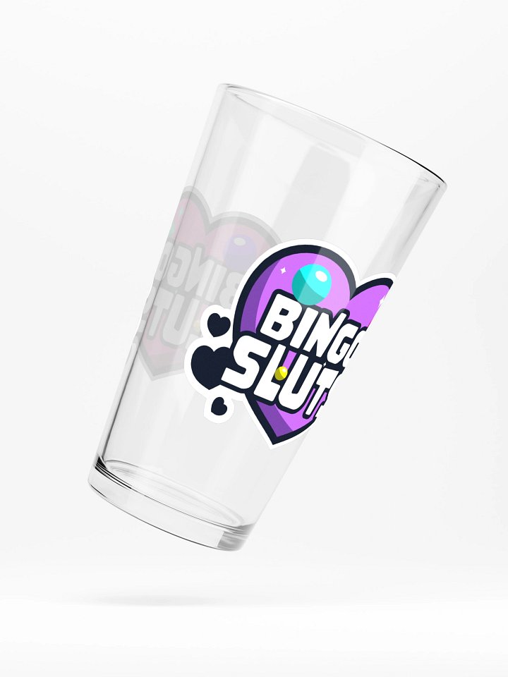 BINGO SLUTS PINT GLASS PINK/PURPLE product image (1)