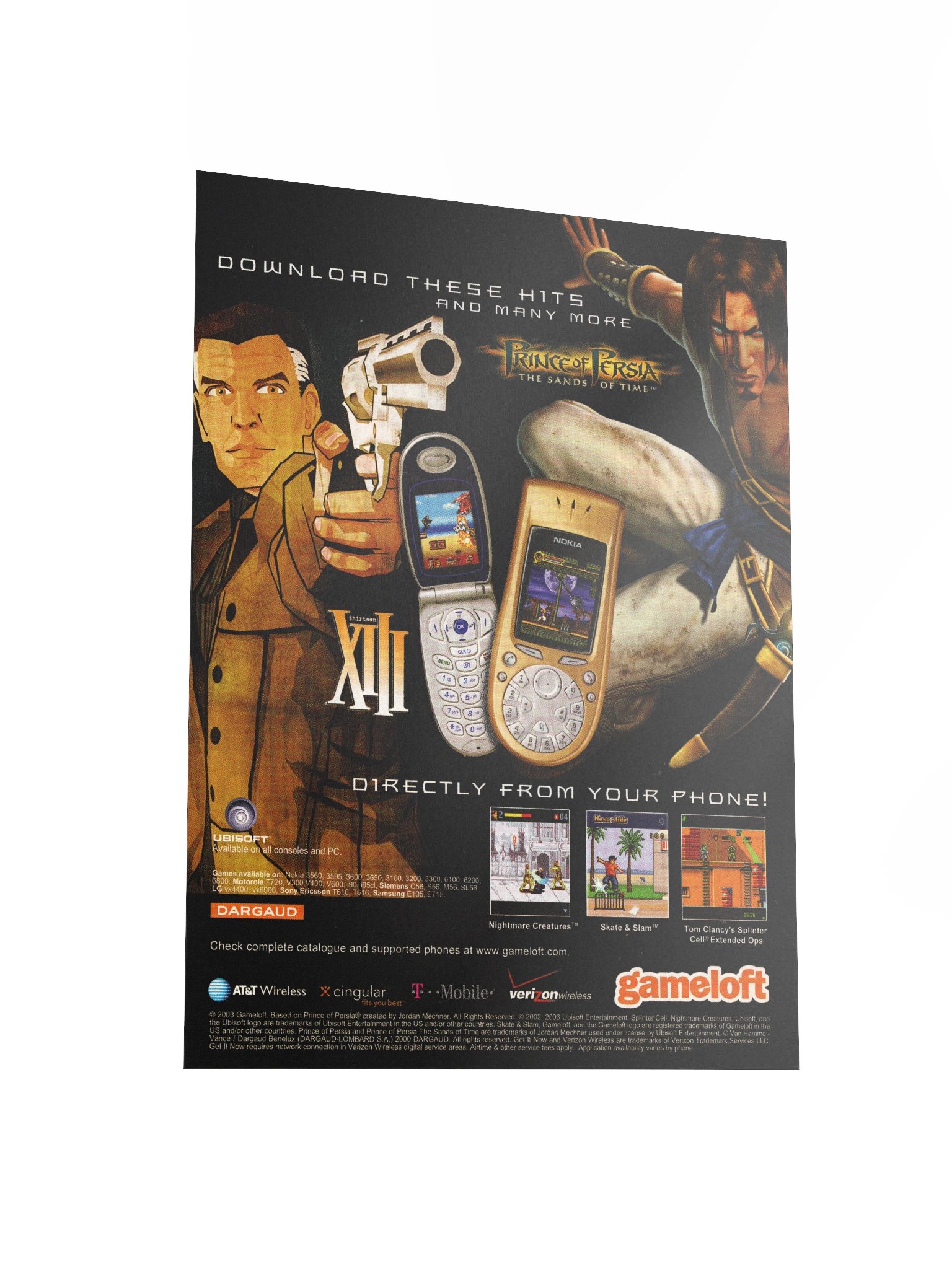 Gameloft Nokia N-Gage Games - Promotional Poster/Flyer product image (3)