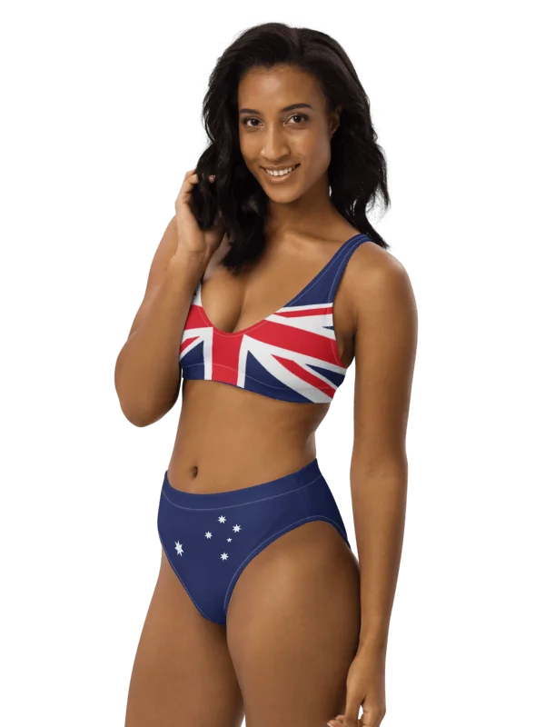 True Blue High Waisted Bikini Set product image (4)
