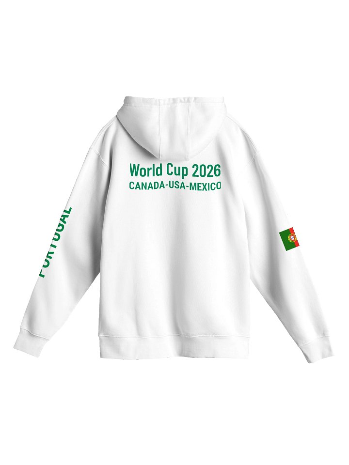 Portugal 2026 World Cup Flag Hoodie - Premium 3-End Fleece - Unisex Hoodie product image (11)
