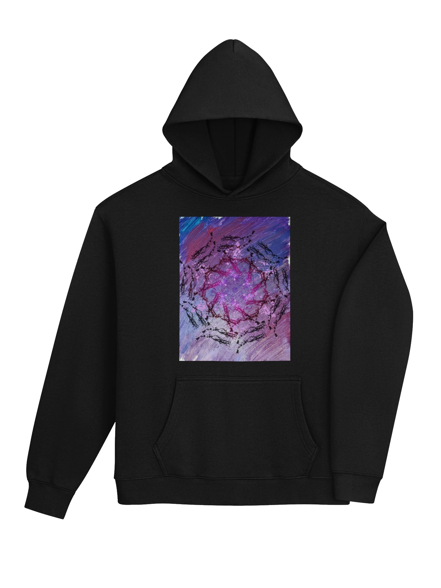 Violet Singularity Relaxed Hoodie product image (4)