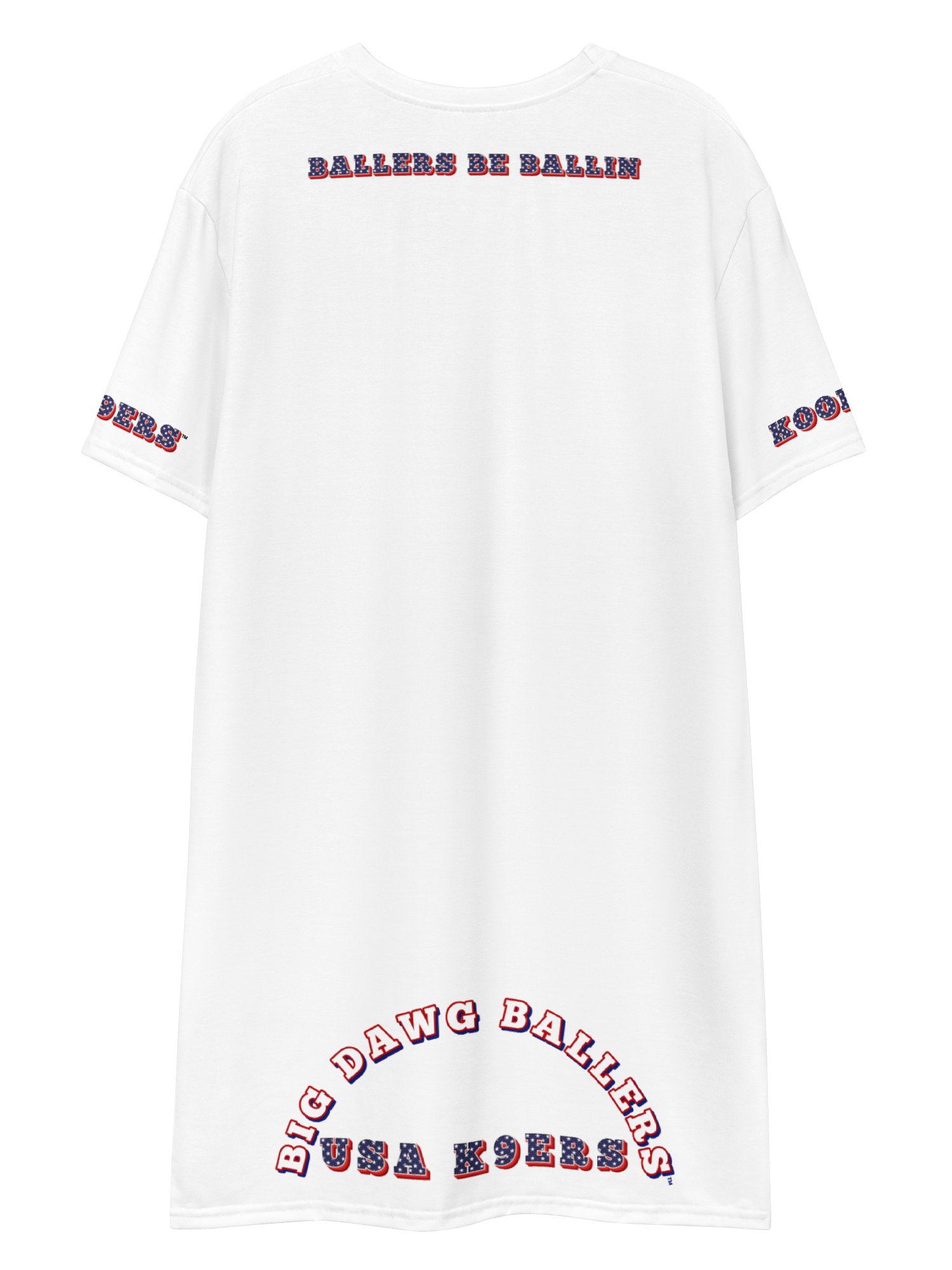 USA K9ERS Doberman Soccer T-shirt Dress product image (4)