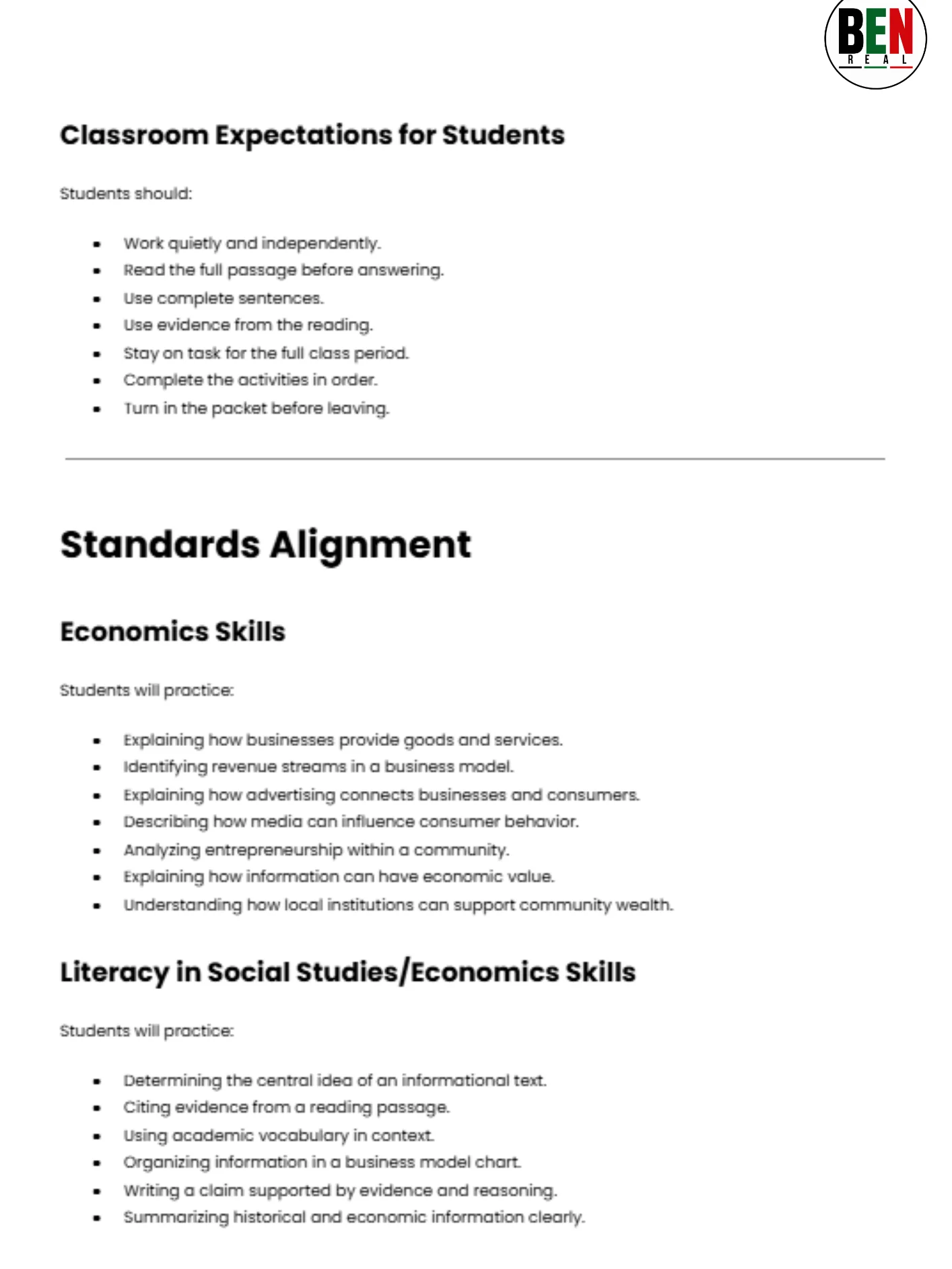Black History 365 Sub Plan: The Business of The Black Press | Middle School Economics| 60-Minute Lesson product image (2)