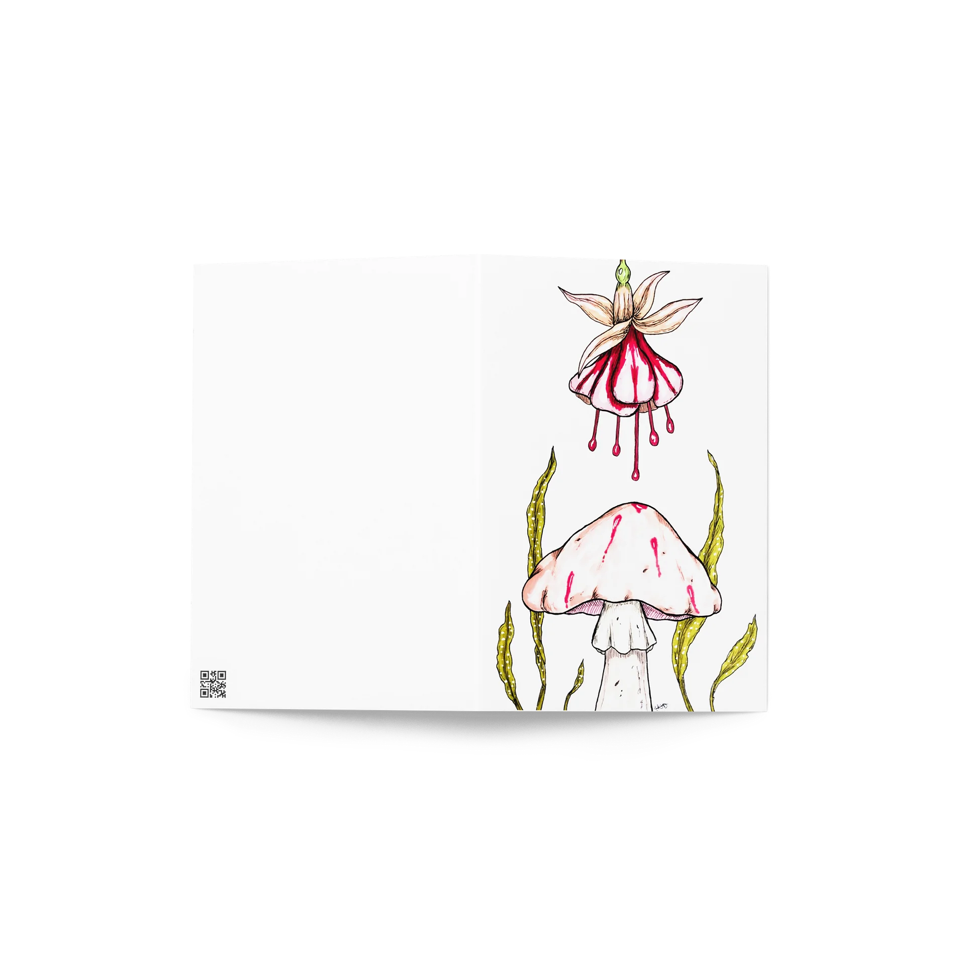 "Ruby Drops" Greeting Card product image (2)