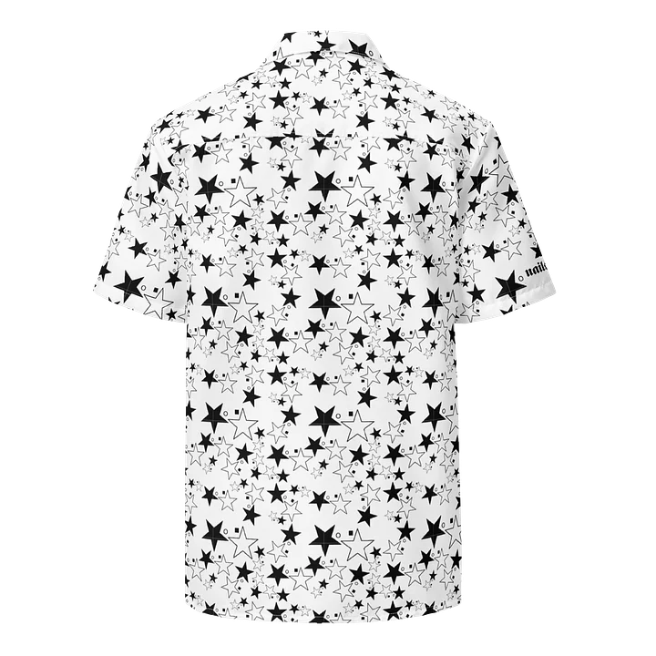 Star Square Circle Star - White - Button Down Top product image (2)