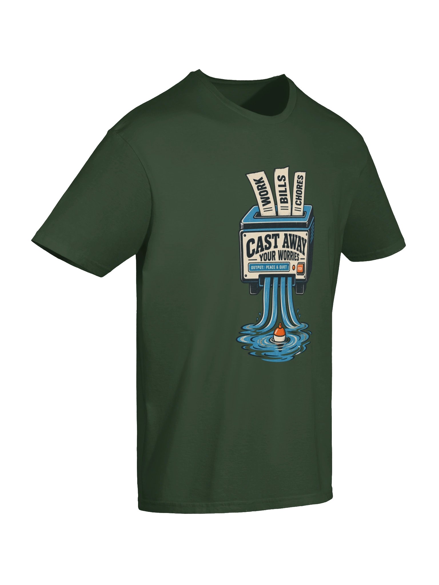 Cast Away Your Worries T-Shirt product image (56)