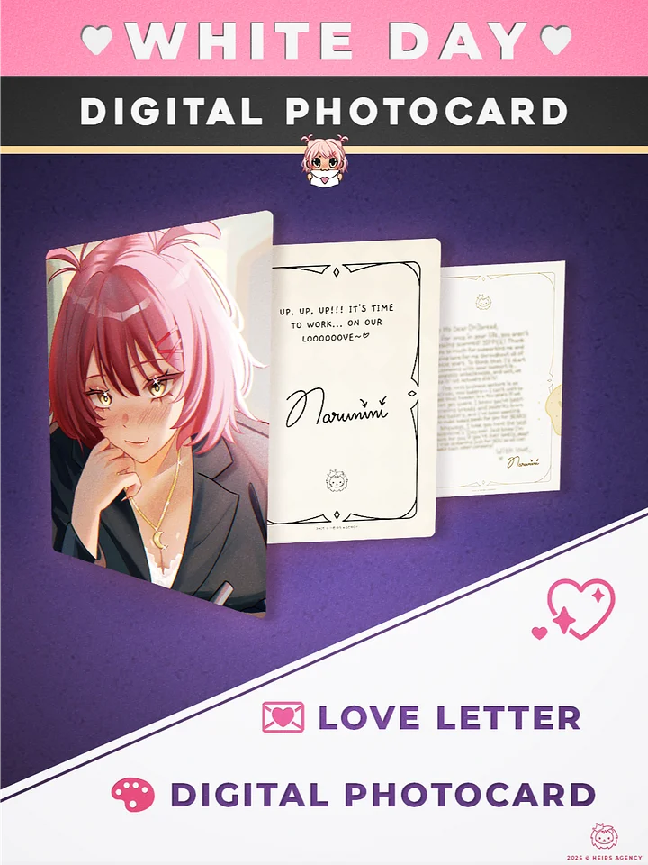 Narunini White Day DIGITAL Photocard product image (1)