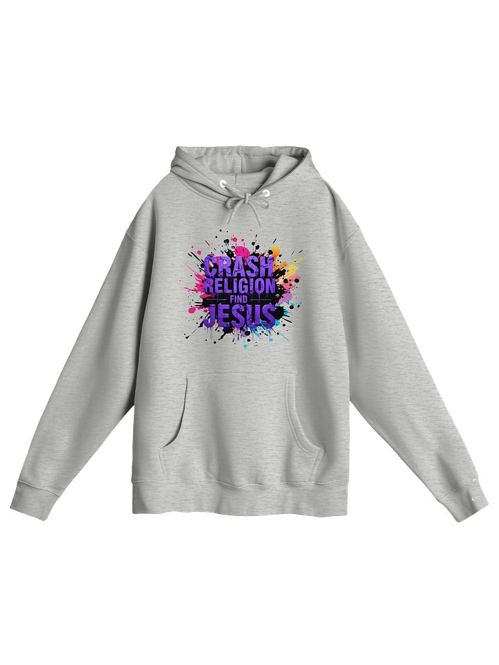 CRASH RELIGION. FIND JESUS. – GRAFFITI HOODIE product image (1)