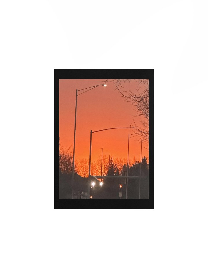 Orange Sunset Vibes Poster product image (1)