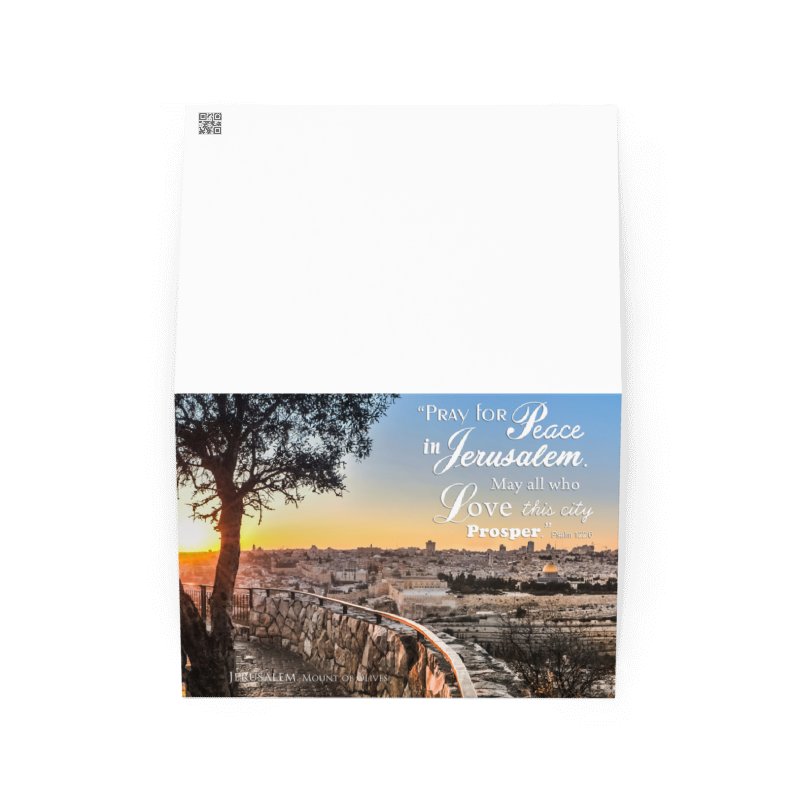 "PRAY FOR PEACE IN JERUSALEM" Greeting Card product image (4)