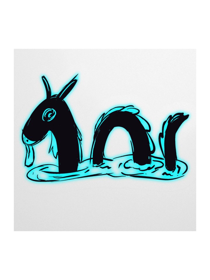 Donkeyness Monster – “Totally Normal” Sticker product image (1)