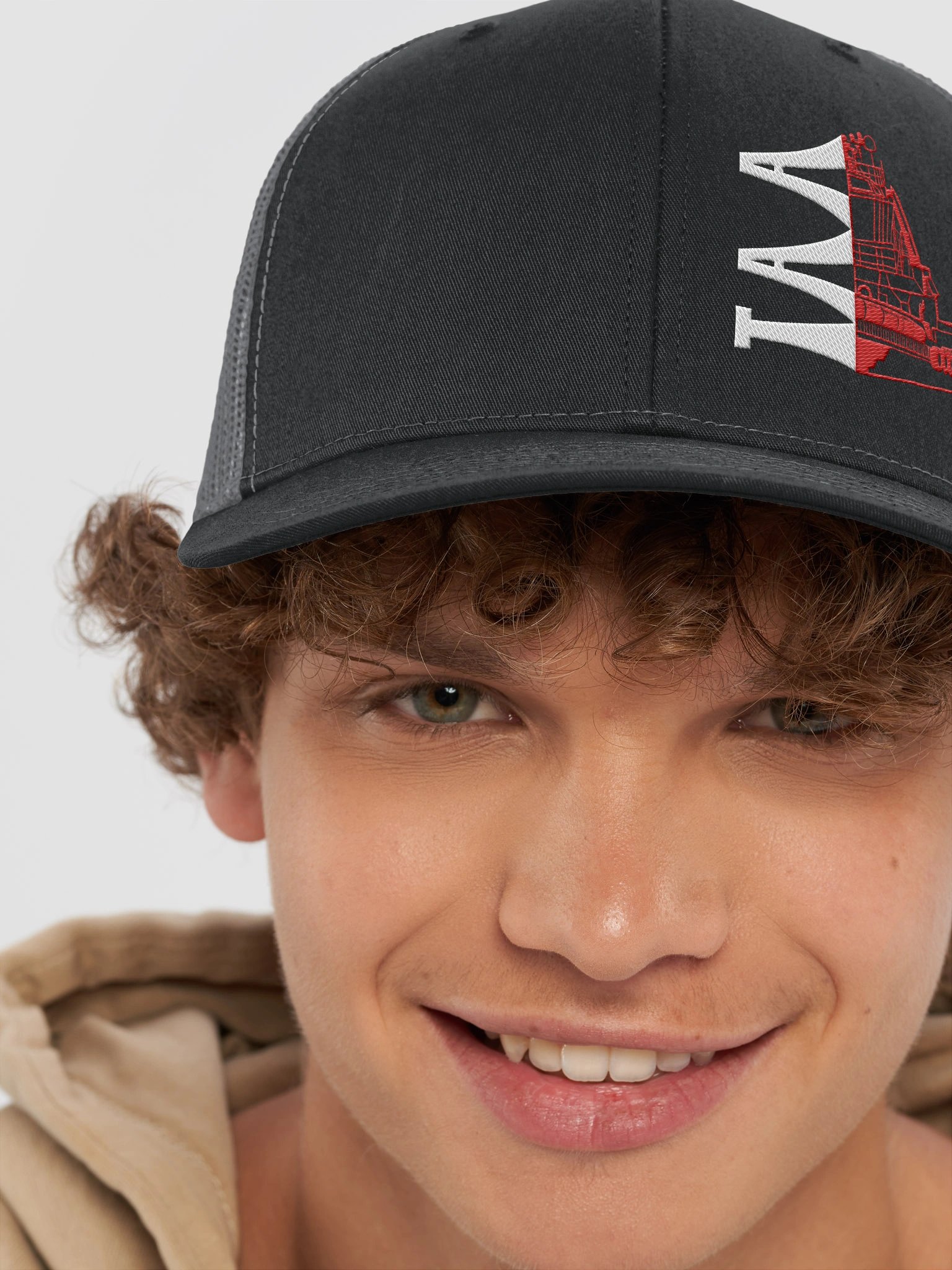 White Twin Anchor Apparel Richardson Trucker Hat product image (53)