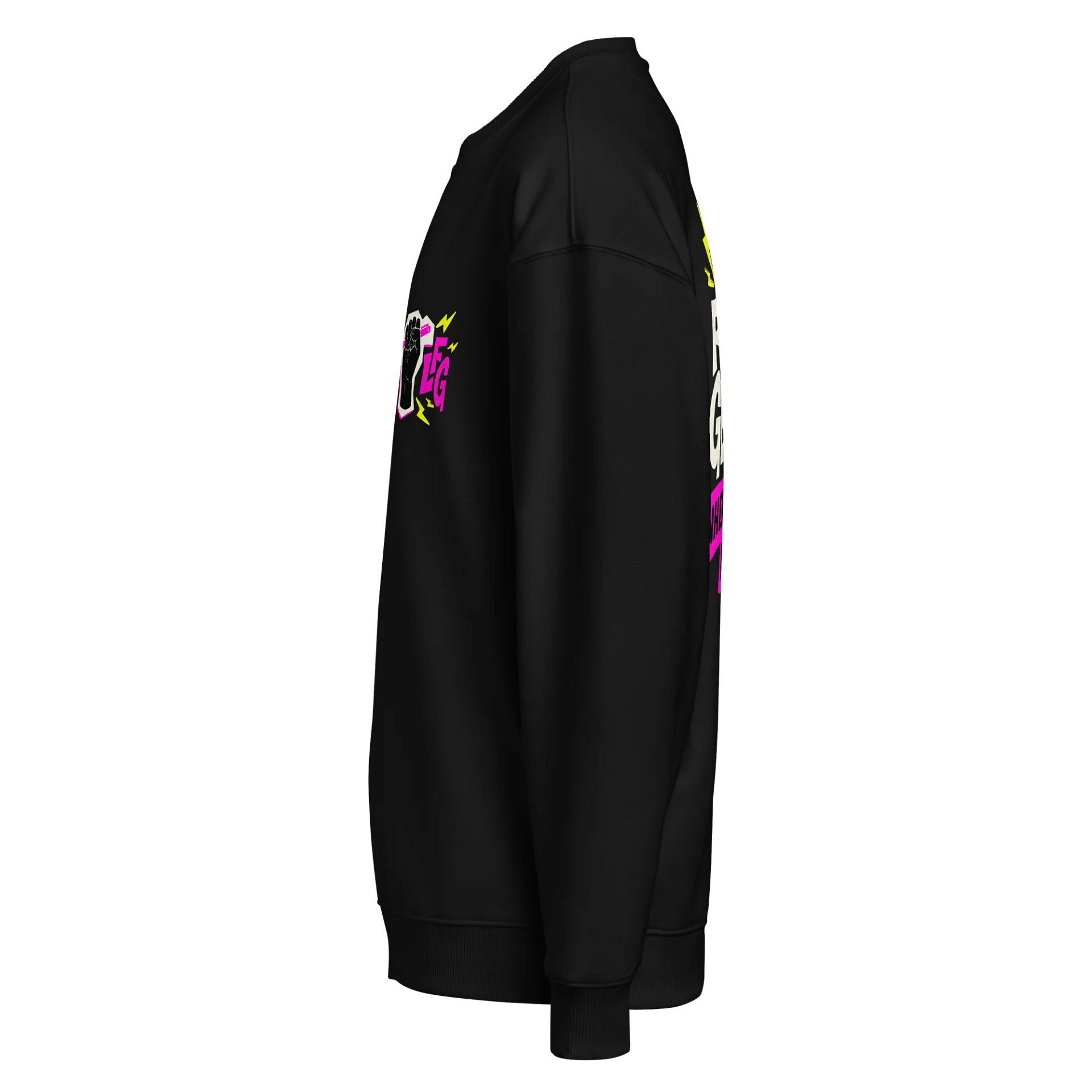GOTS Certified (Global Organic Textile Standard) Crewneck: Dark Mode product image (4)