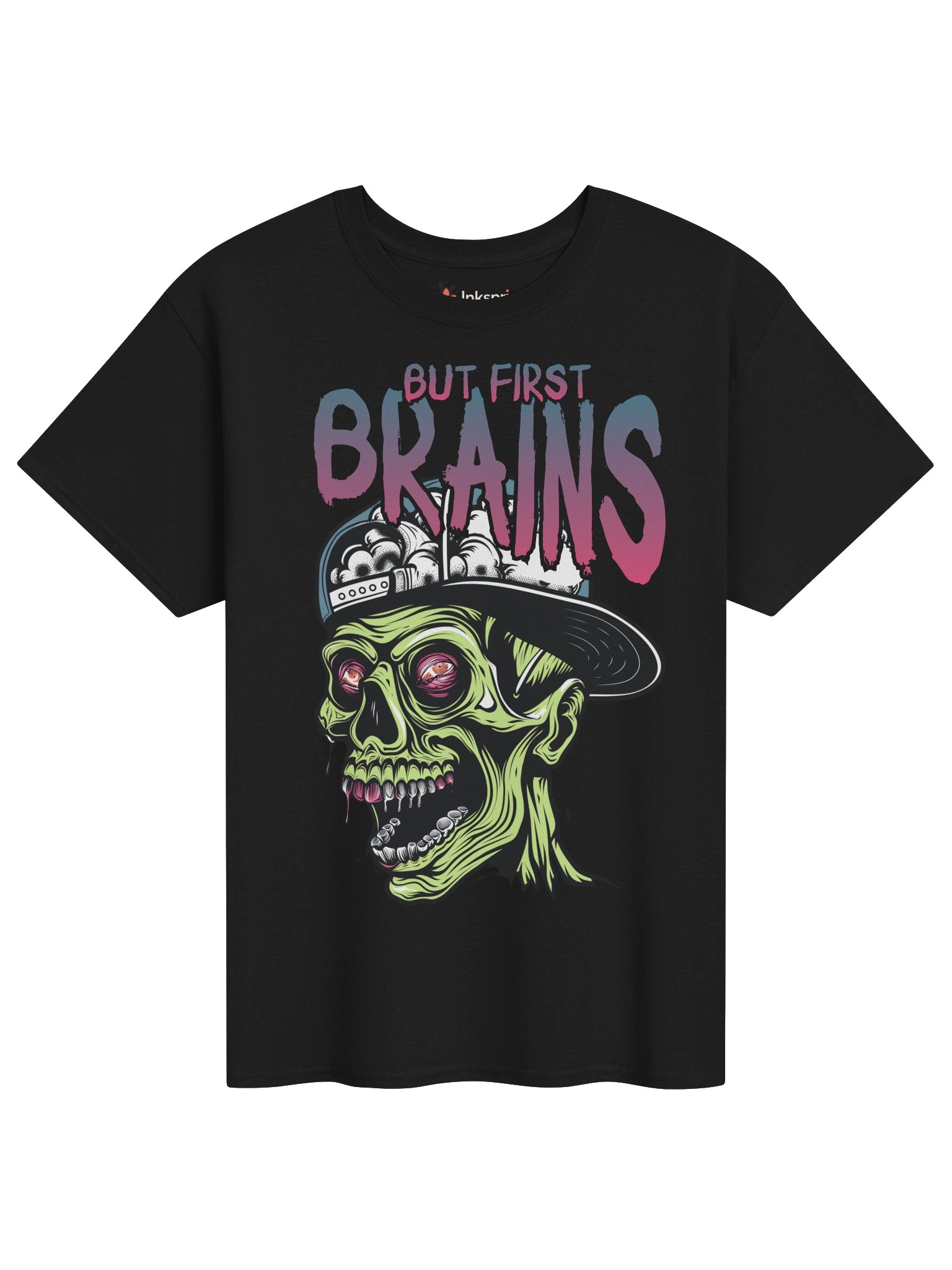 But First Brains Neon Zombie Tee product image (6)