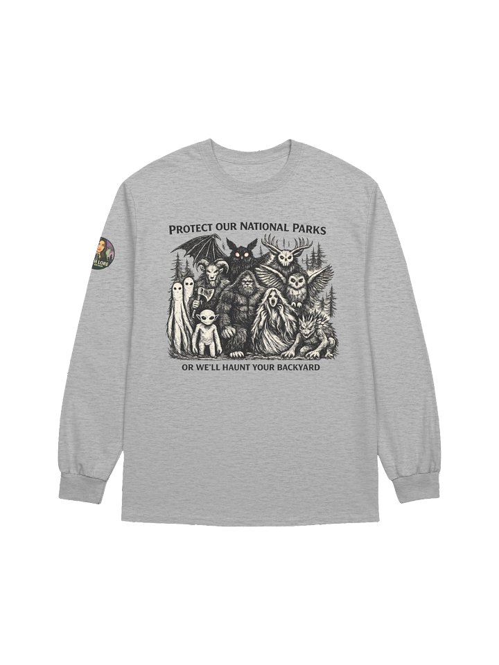 NATIONAL PARKS CRYPTIDS LONG SLEEVED SHIRT product image (1)