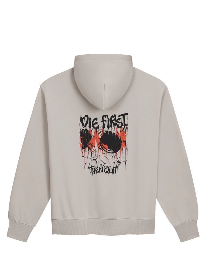 Rise First, Then Quit Motivational Graphic Hoodie product image (2)
